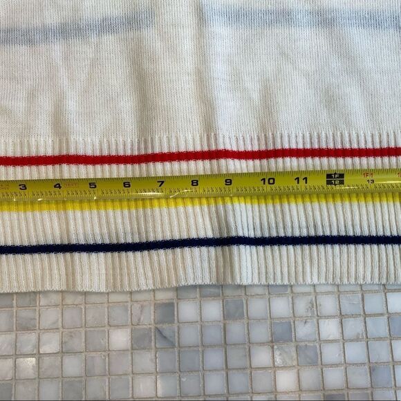 Vintage 50s 60s White Wool Button-down - Picture 7 of 13